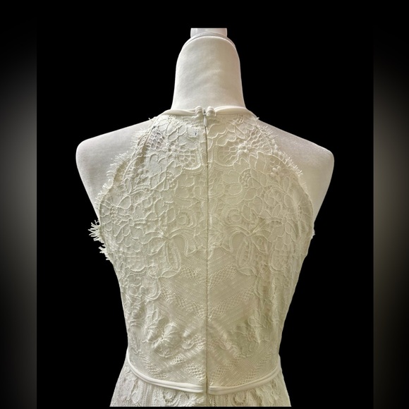 Chelsea and Violet Ivory Lace MIDI Dress - Picture 3 of 10